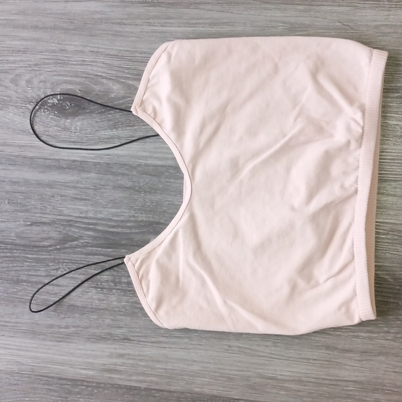 Free People Intimately Skinny Strap Seamless Brami XS/S Nude Pale Pink Chic/sexy - Picture 6 of 8